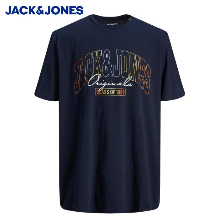Jack & Jones Penny Navy Crew Neck Tee Navy