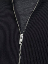Jack & Jones Perfect Full Zip Black Knit Black