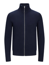 Jack & Jones Perfect Navy Zip Cardigan Navy