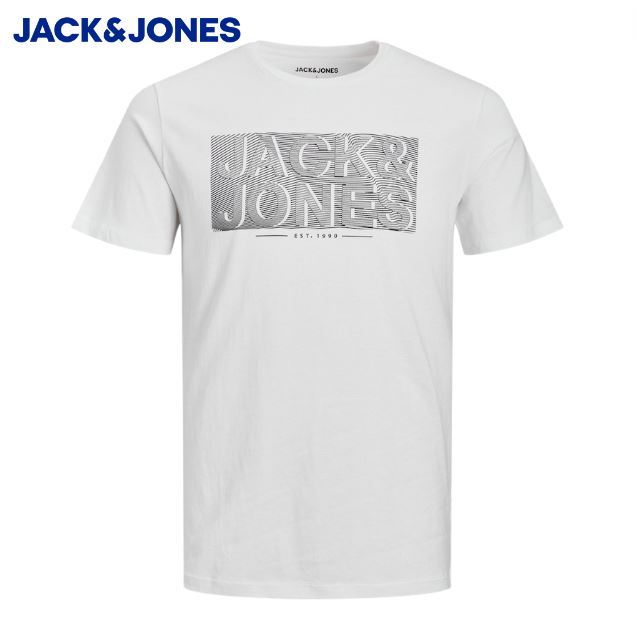 Jack & Jones Peter Logo White T-Shirt White