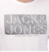 Jack & Jones Peter Logo White T-Shirt White