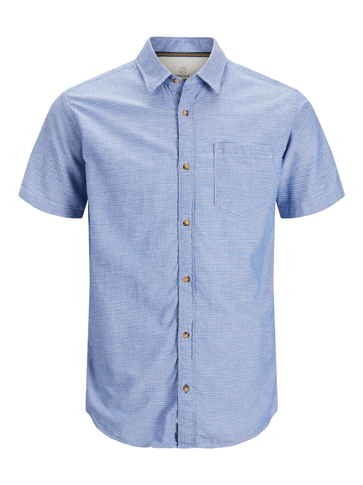 Jack & Jones Rabel Sky Blue Detail Shirt Blue