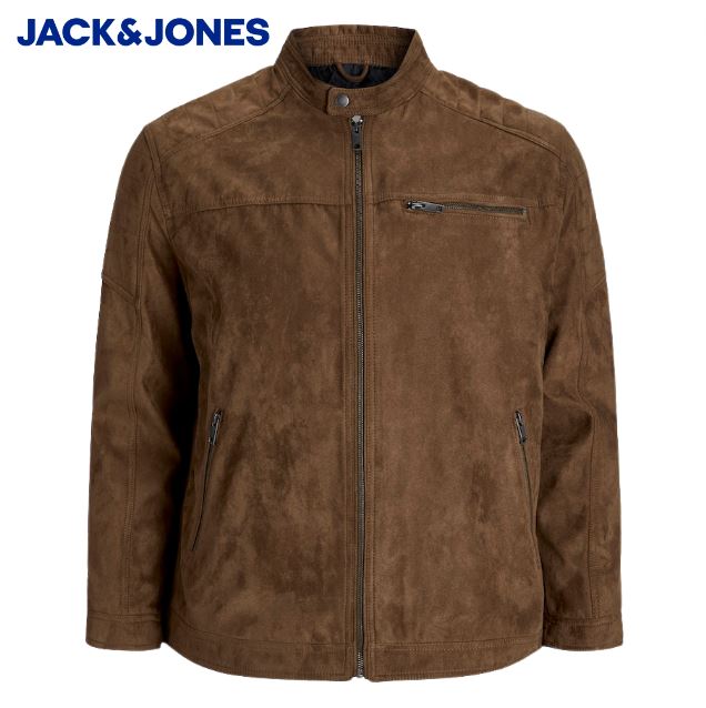 Jack & Jones Sly Rocky Cognac Coat Brown