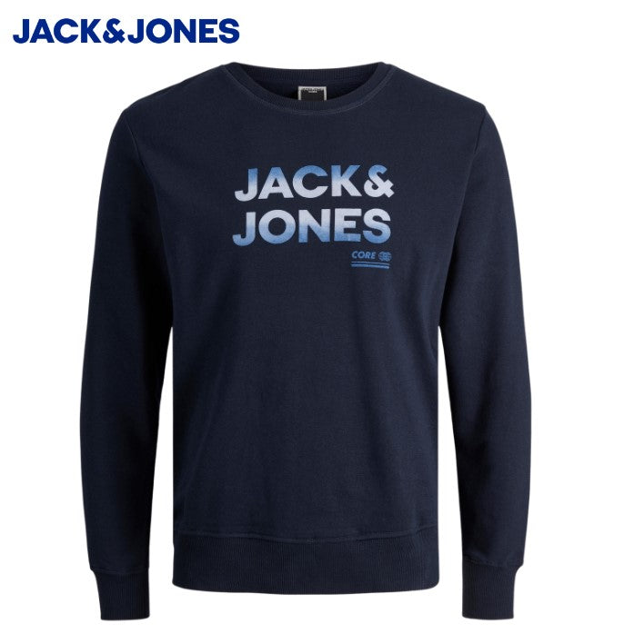 Jack & Jones Seth Navy Crew Neck Sweater Navy