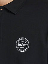 Jack & Jones Shark Black Polo Shirt Black