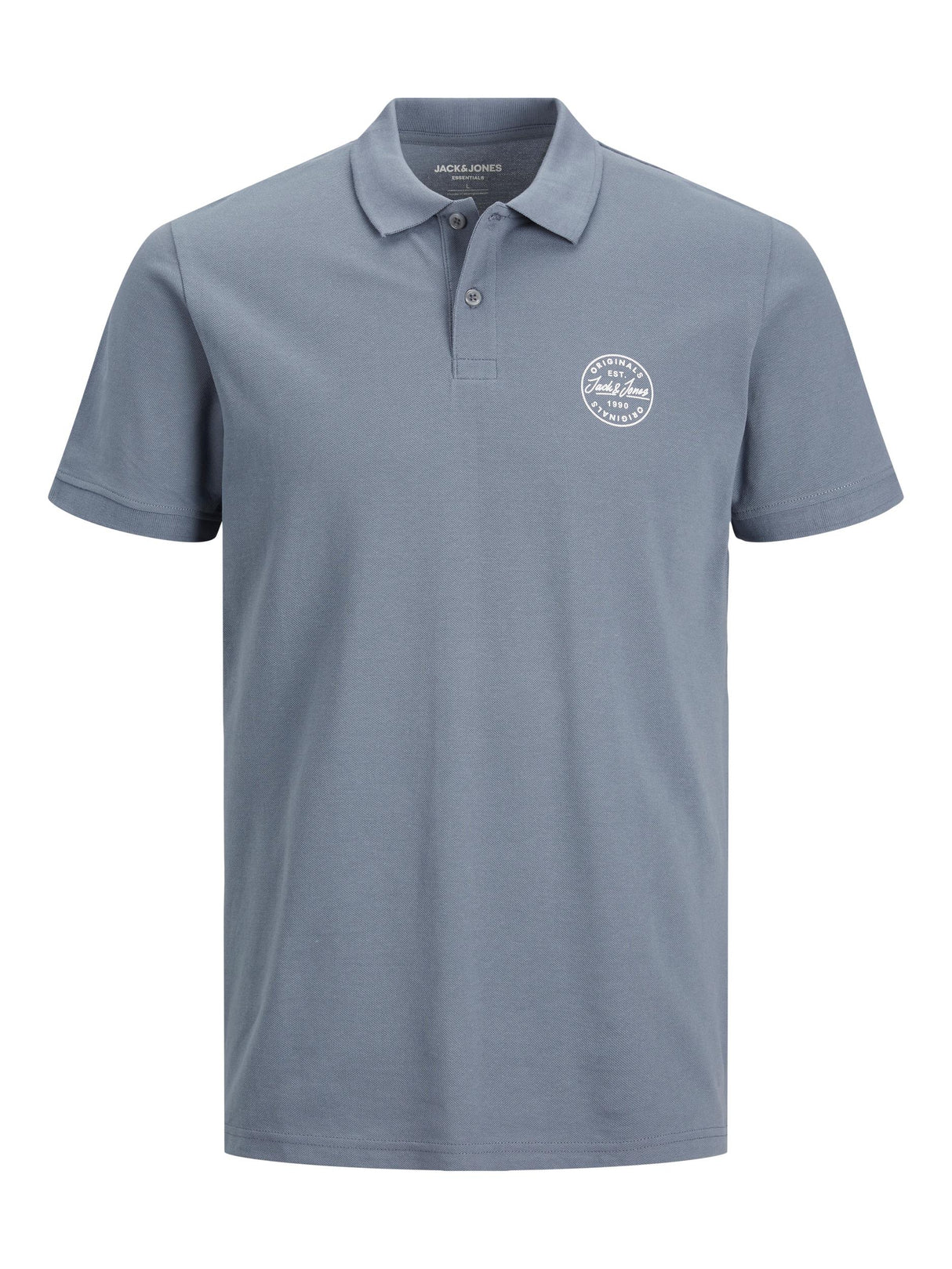 Jack & Jones Shark Flint Polo Shirt Grey