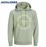 Jack & Jones Simon Logo Green Hoodie Green