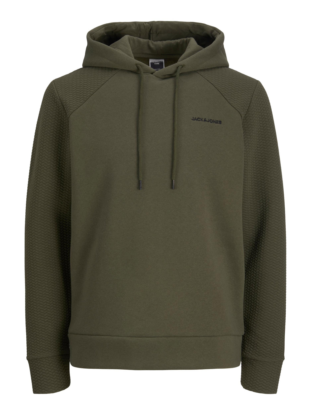 Jack & Jones Staple Quilt Green Hoodie Green