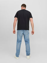 Jack & Jones Star Black Crew Neck Tee Black