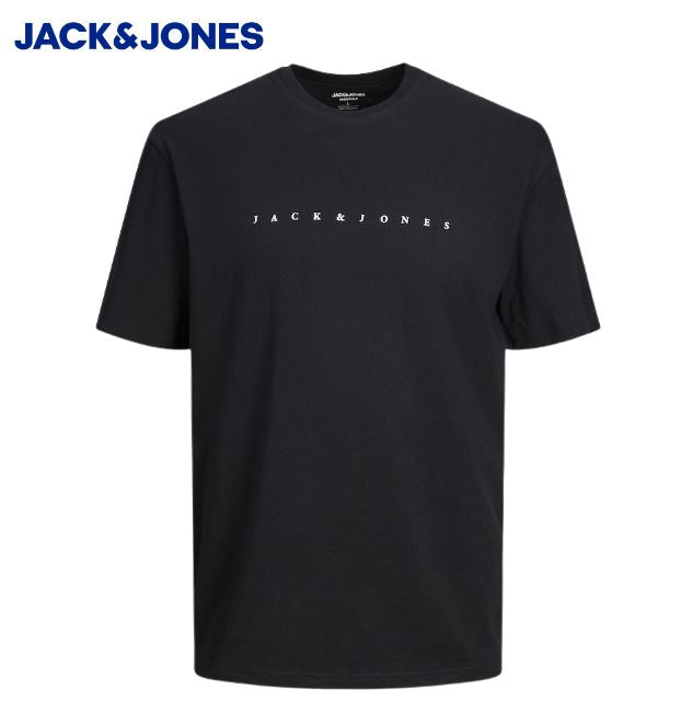 Jack & Jones Star Black Crew Neck Tee Black
