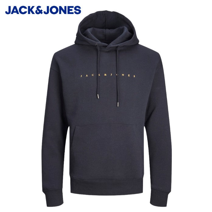 Jack & Jones Star Logo Navy Hoodie Navy