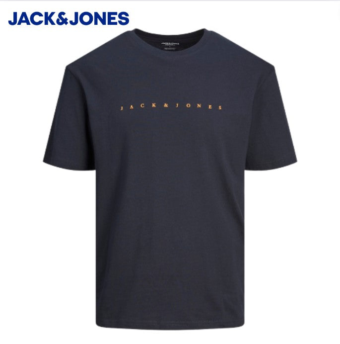 Jack & Jones Star Navy Crew Neck Tee Navy