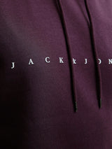 Jack & Jones Star Logo Plum Hoodie Purple