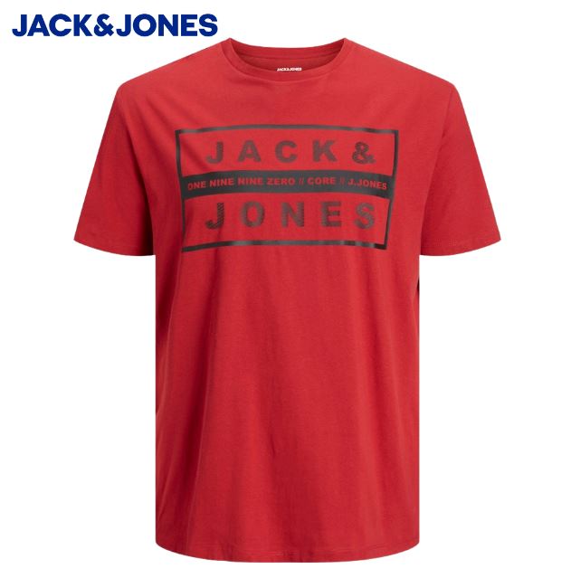 Jack & Jones Storm Chilli Pepper T-Shirt Red