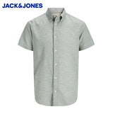 Jack & Jones Shield Linen Mix Hedge Green