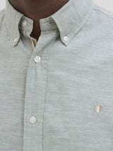 Jack & Jones Shield Linen Mix Hedge Green