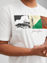 Jack & Jones Sunstrike White Tee Shirt White