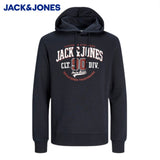 Jack & Jones Sweat Logo Dark Navy Hoodie Navy
