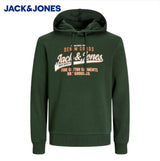 Jack & Jones Sweat Logo Green Hoodie Green