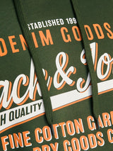 Jack & Jones Sweat Logo Green Hoodie Green