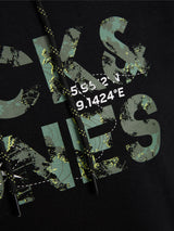 Jack & Jones Tech Black Logo Hoodie Black