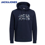 Jack & Jones Tech Navy Logo Hoodie Navy