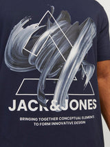 Jack & Jones Tint Crew Neck Navy Tee Navy