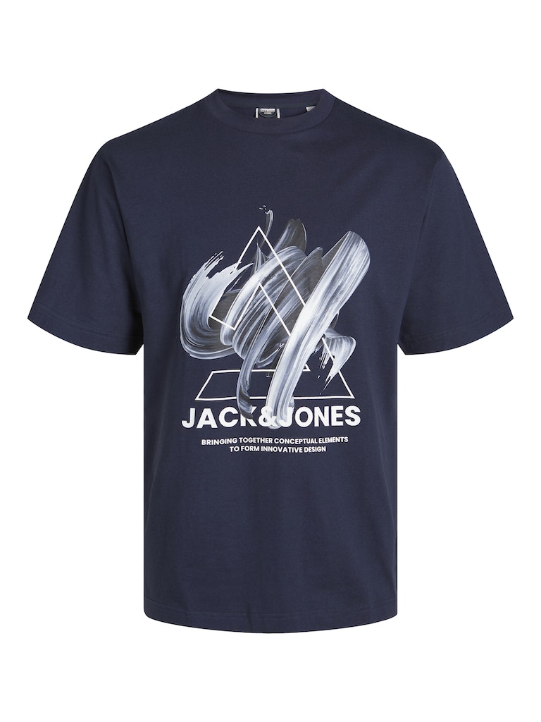 Jack & Jones Tint Crew Neck Navy Tee Navy