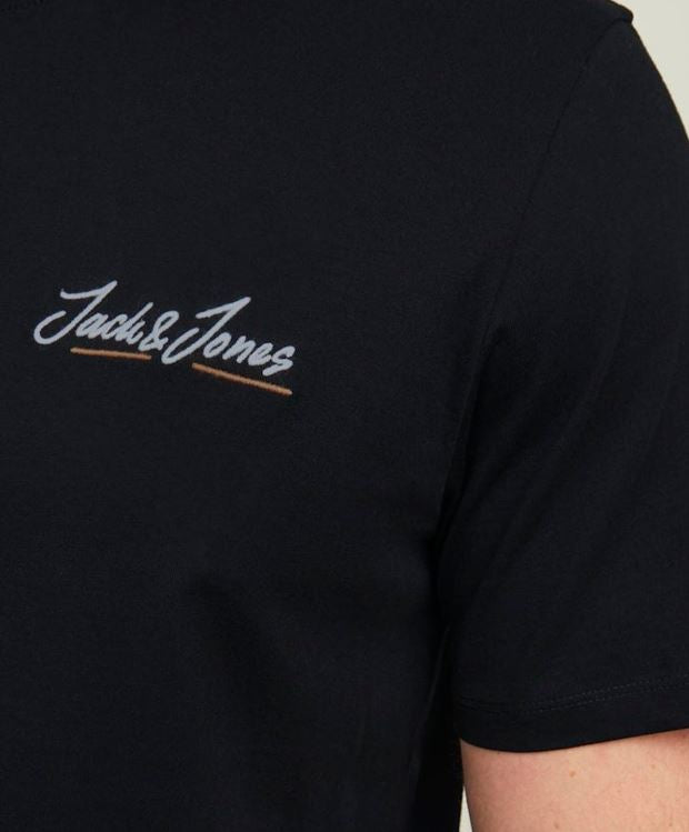 Jack & Jones Paul Tons Black Tee Black