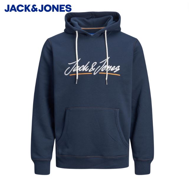 Jack & Jones Orton Upscale Navy Hoodie Navy
