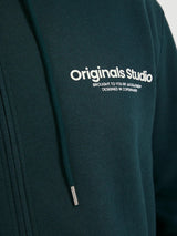 Jack & Jones Vester Full Zip Hoodie Green