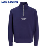 Jack & Jones Vester Navy 1/4 Zip Sweat Navy