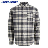 Jack & Jones Walter Grey Check Shirt Grey