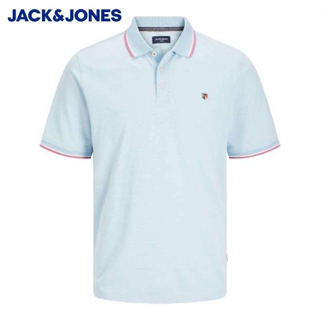 Jack & Jones Win Cerulean Polo Shirt Blue