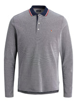 Jack & Jones Win Indigo Long Sleeve Polo Navy