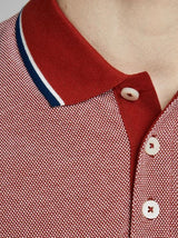 Jack & Jones Win Red Dhalia Polo Shirt Red