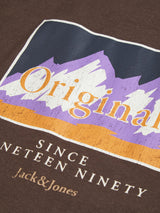 Jack & Jones Woodland Graphic Brown Tee Brown