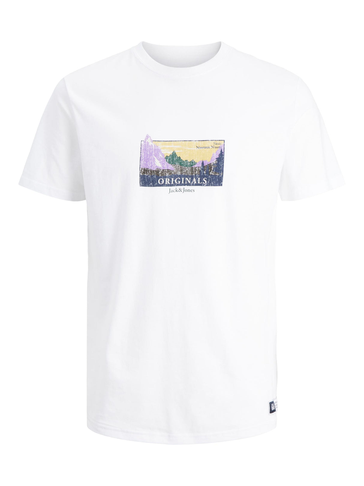 Jack & Jones Woodland Graphic White Tee White