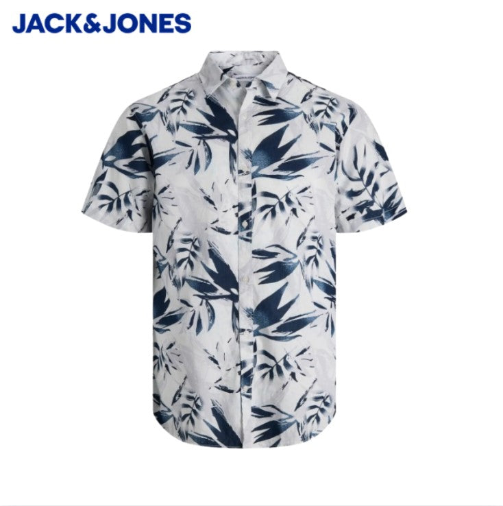 Jack And Jones Honolulu Ss Shirt White
