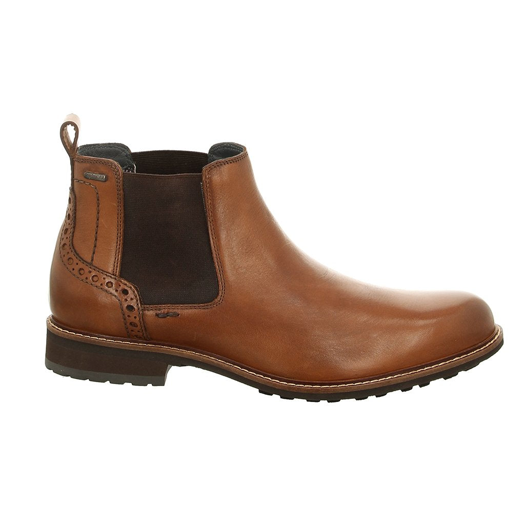 Josef Seibel Cognac Chelsea Boot Brown