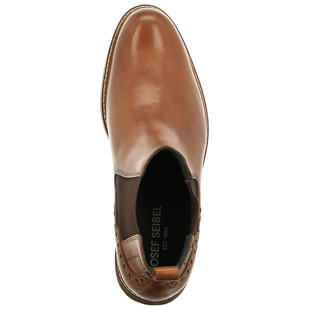 Josef Seibel Cognac Chelsea Boot Brown