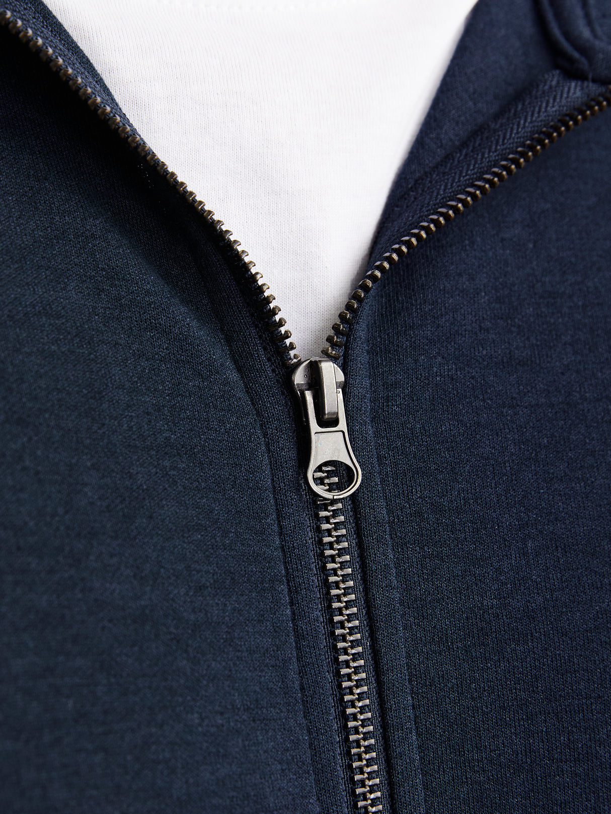 Jack & Jones Full Zip Navy Sweat Hoody Navy
