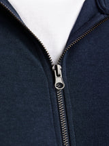 Jack & Jones Full Zip Navy Sweat Hoody Navy