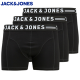 Jack & Jones Sense Black 3-Pack Trunks Black