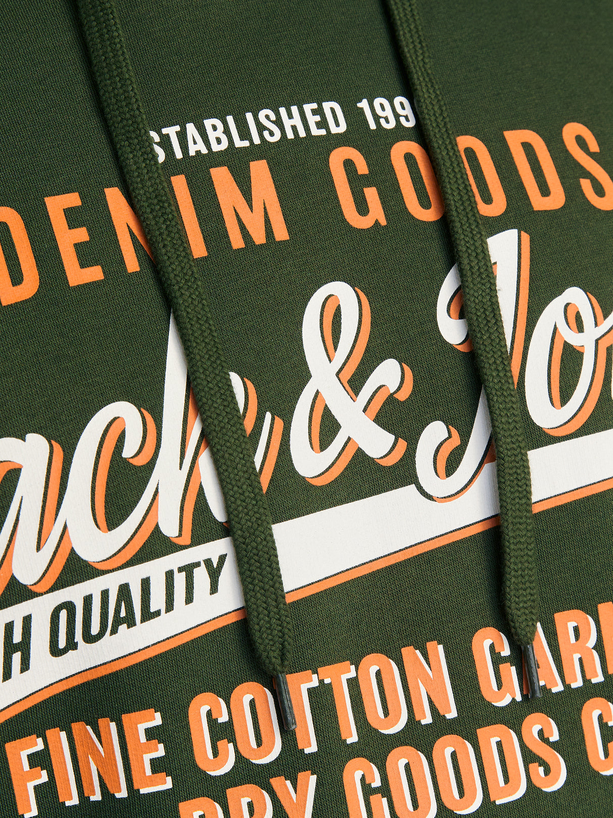 Jack & Jones Sweat Logo Green Hoodie Green