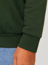Jack & Jones Sweat Logo Green Hoodie Green