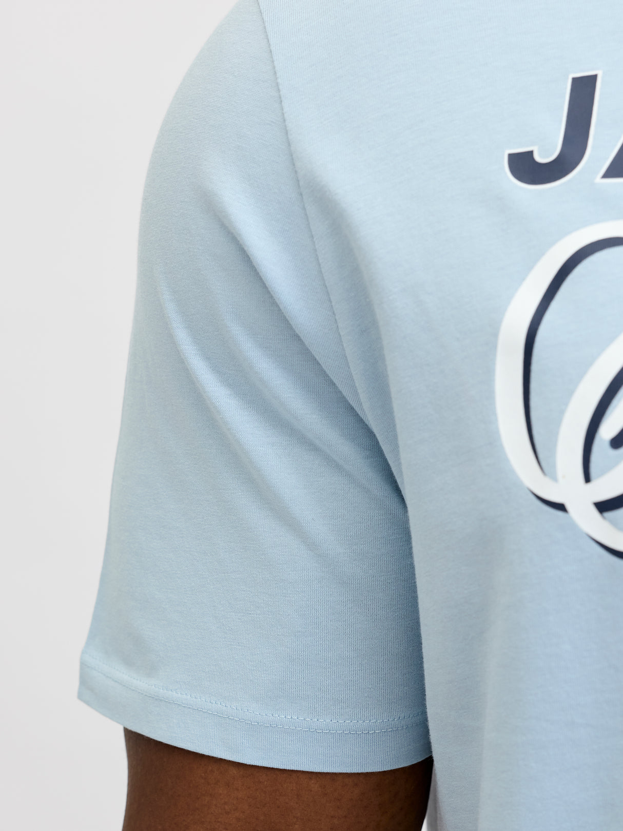 Jack & Jones E-Logo Celestial Blue Tee Blue