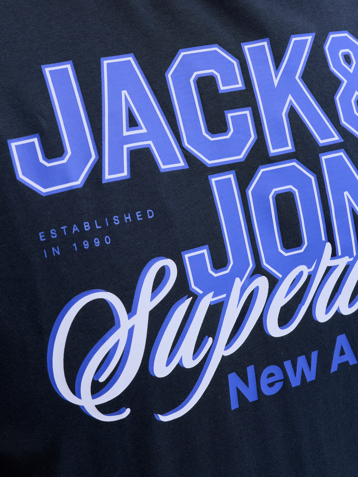 Jack & Jones E-Logo Navy Blazer Tee Navy