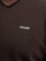 Jack & Jones Alves Hot Fudge Polo Shirt Brown