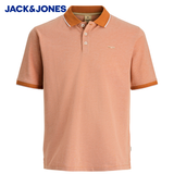 Jack & Jones Alves Tipped Amber Polo Orange